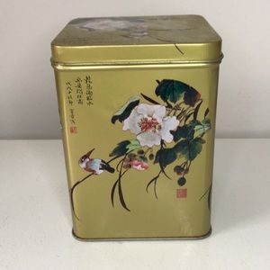 Gold Asian Tea Tin
